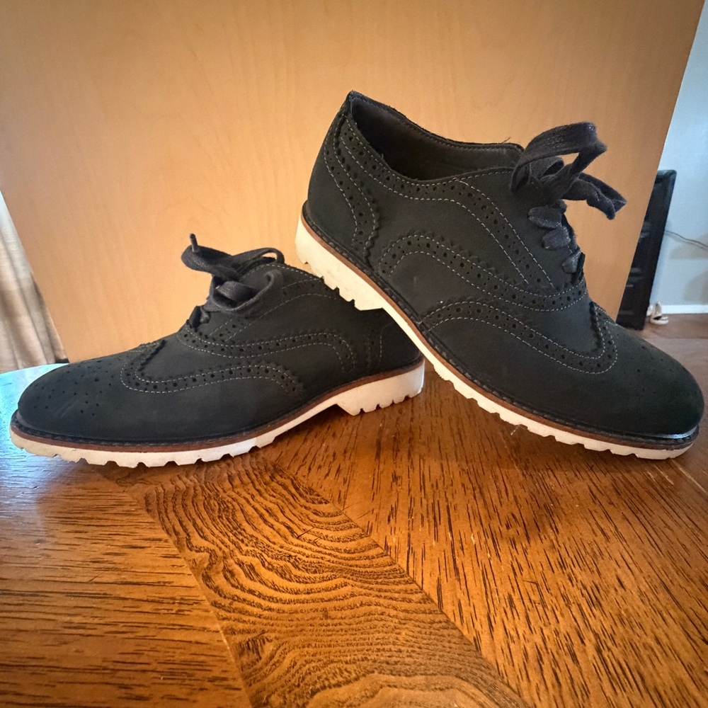 Boys Kenneth Cole Oxford Dress Shoes Navy